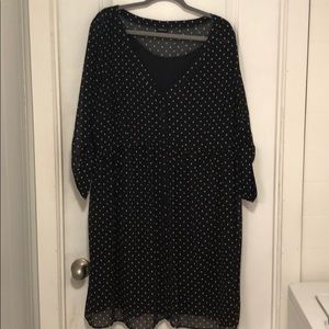Black dress w/ polka dots Torrid